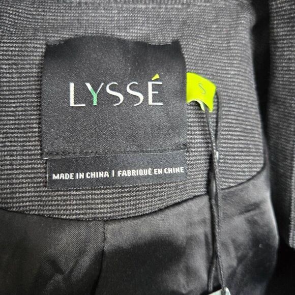 Lysse Double Breasted Blazer Jacket Womens Size Small Gray Career Workwear - Picture 6 of 7